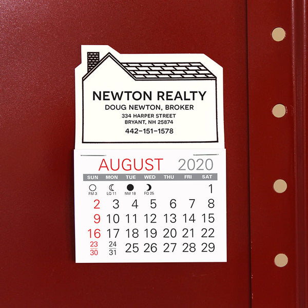 Real Estate Mini Sticky Back Promotional Calendar