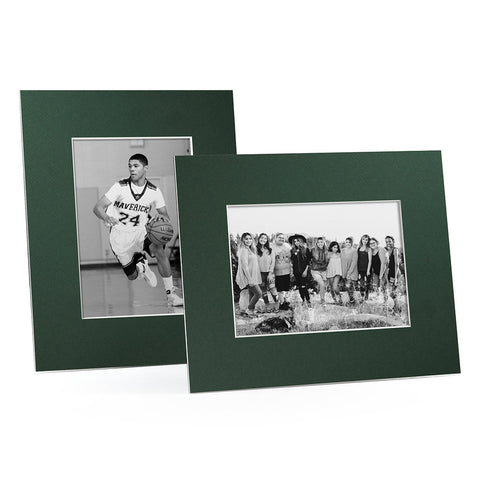 8x10 Picture Frame with Matboard - Holds Two 4x6 Images