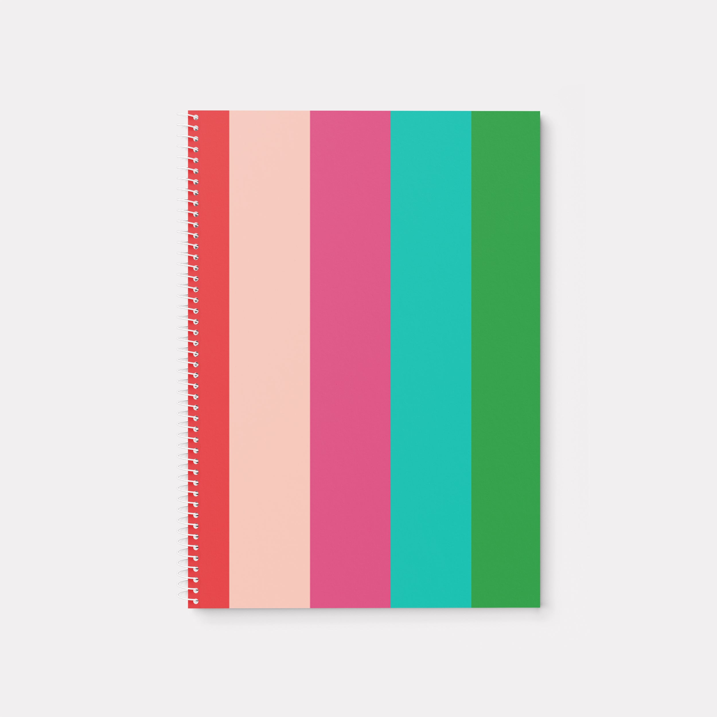 Bold Stripe Personalized Spiral Notebook - 2 sizes