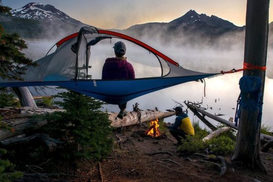 Tree tent camping