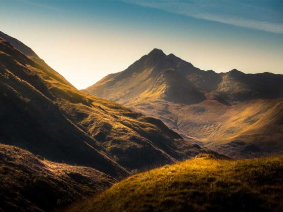 Scottish mountain landscape
