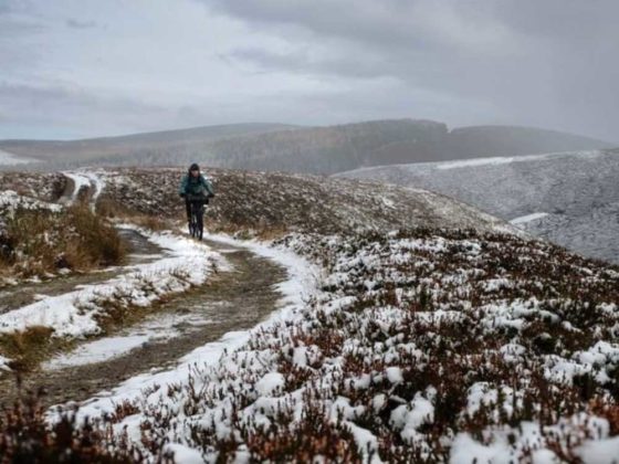 Winter bikepacking in the Scottish Borders