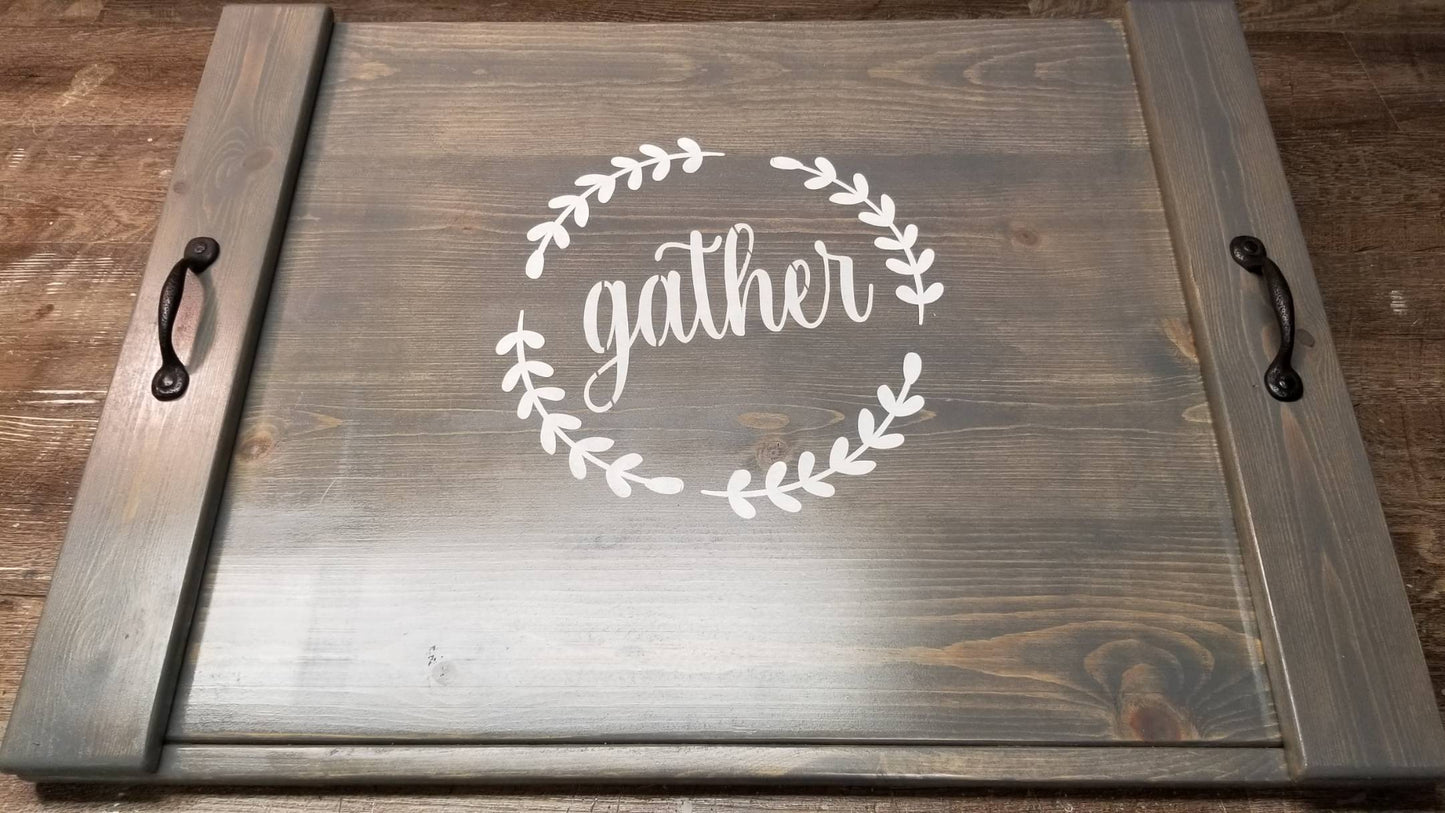 gather with wreath flat