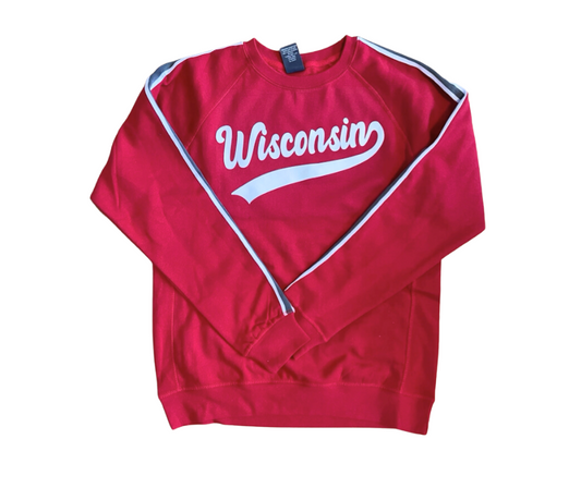 Wisconsin Striped Baseball Jersey – Recess Apparel LLC