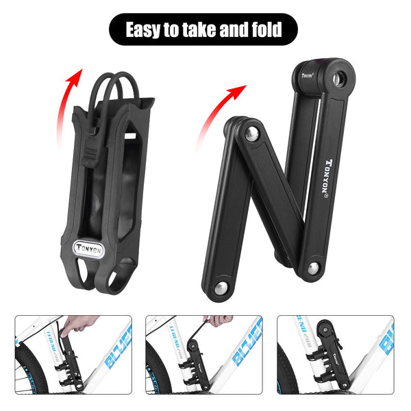 tonyon folding bike lock