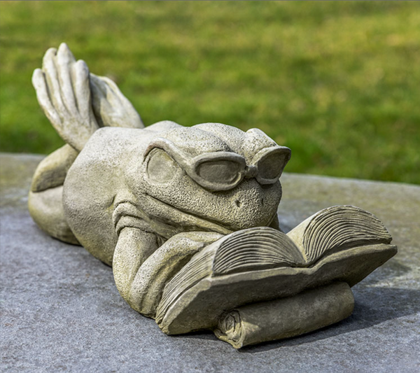 Thinking Frog Statue  Campania International