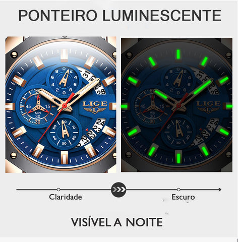 Relógio Masculino LIGE Lux Sport