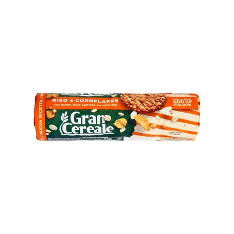 Mulino Bianco: Gran Cereale Classico Cereals Cookies (Classic Taste),  High in Fibers Biscuits 17.63 Ounces (500g) Packages (Pack of 2) [ Italian