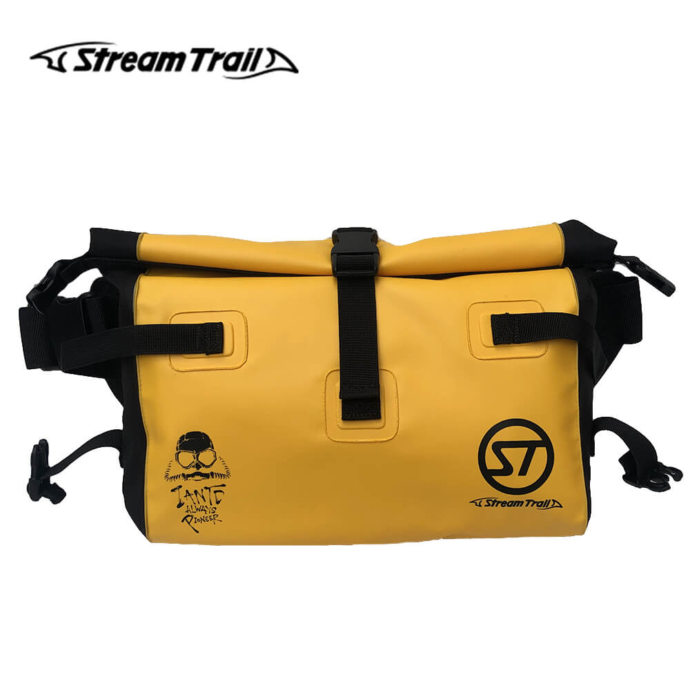 StreamTrail Waterproof Bag 6L Fanny Pack Snorkeling Waist Pouch Outdoor Roll-Top Bag Water Resistant Dry Sack for Men Women Scuba Diving Surfing Swimming Rafting Watersports – HYDRONE DIVING