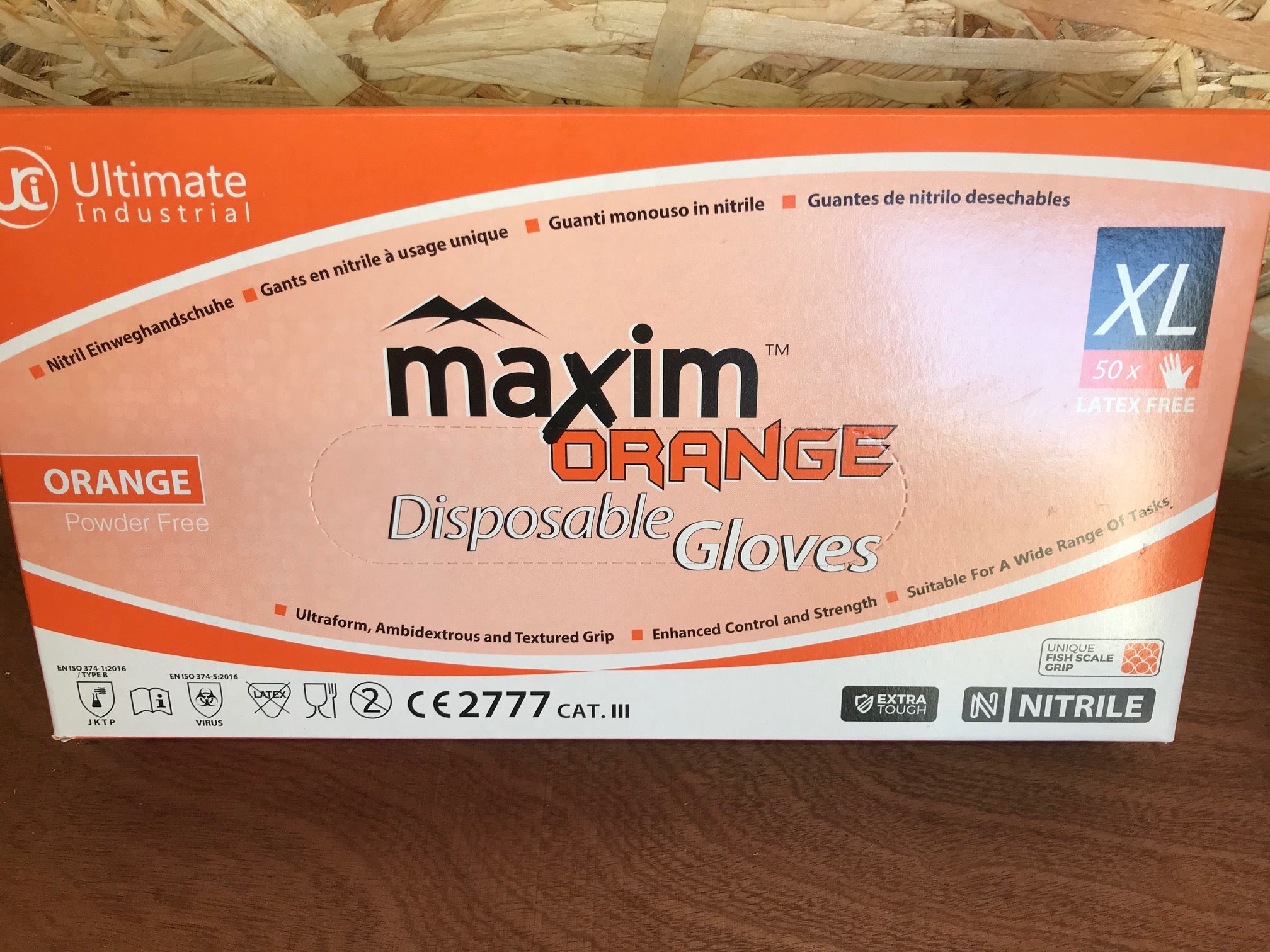 maxim orange gloves