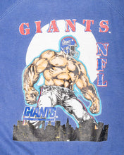 Load image into Gallery viewer, NFL NEW YORK GIANTS BLUE/RED/WHITE QUILTED OVERSIZED SWEATER

