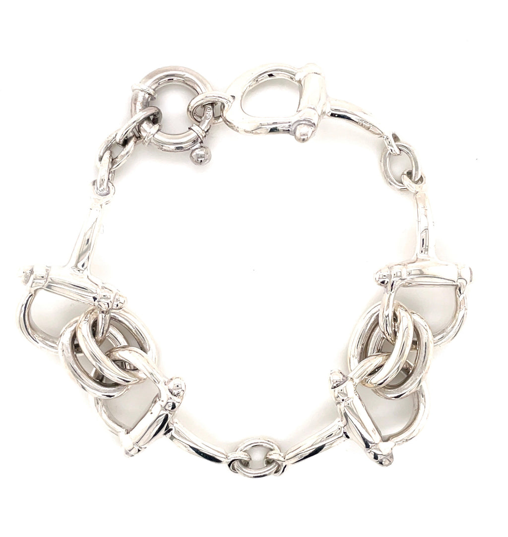 Solid sterling silver curb chain bracelet – The Simple Equine