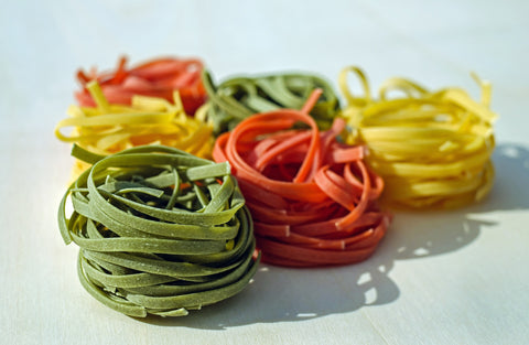 Tricolore Pasta Tagliatelle aus Italien