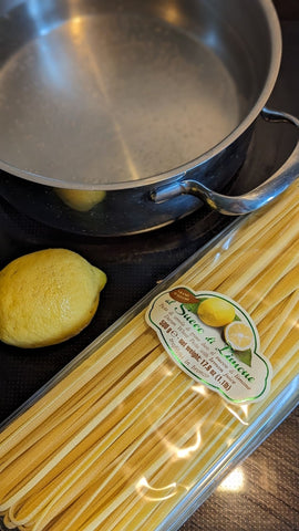Pasta Gragnano Zitrone - Rezept vorbereiten