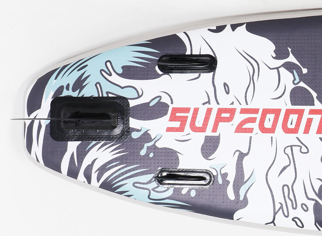 triple fins shark supboard