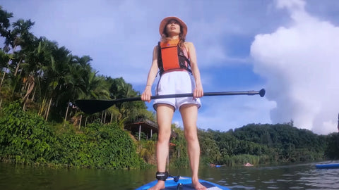 Mainland China Reality Show for stand up Paddle board beginner teaching