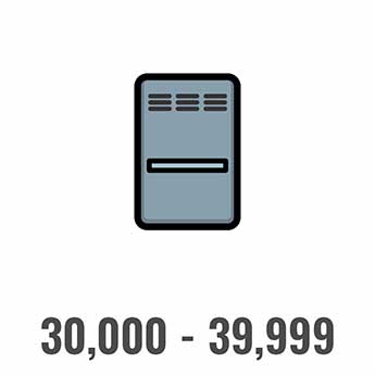 30,000 - 39,999