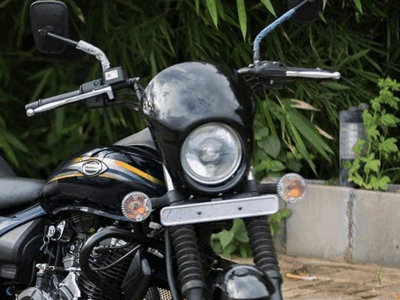 headlight front visor for bajaj avenger