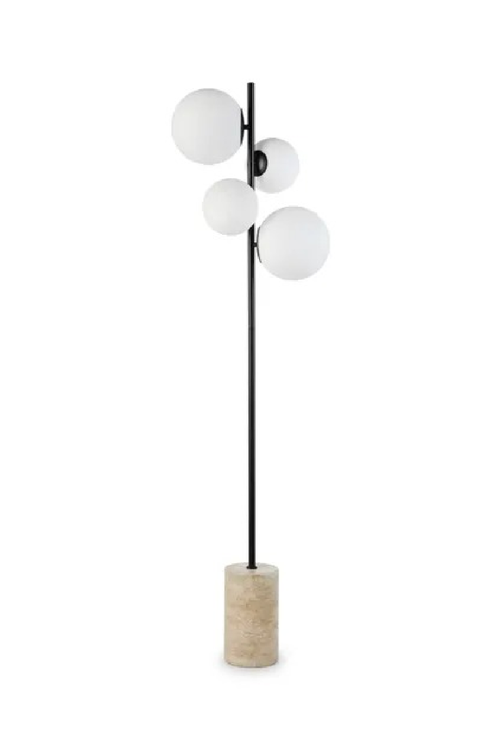 Glass Globes Floor Lamp | NV Gallery Skull
