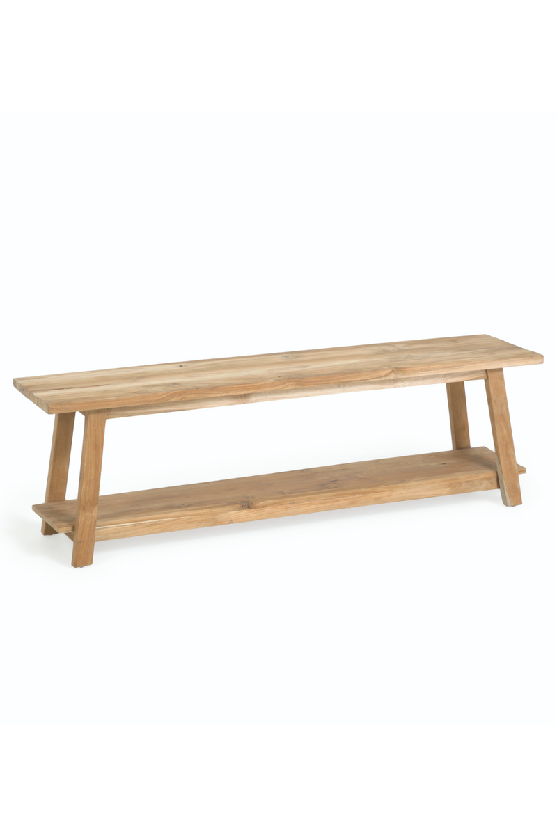 Recycled Teak Wooden Bench | La Forma Safara Wood Furniture