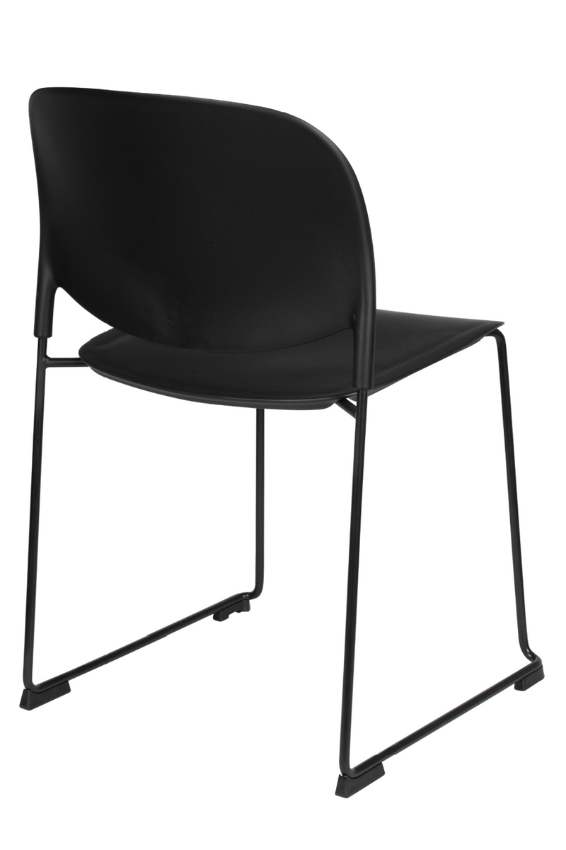 Black Dining Chairs (4) | DF Stack | OROA TRADE