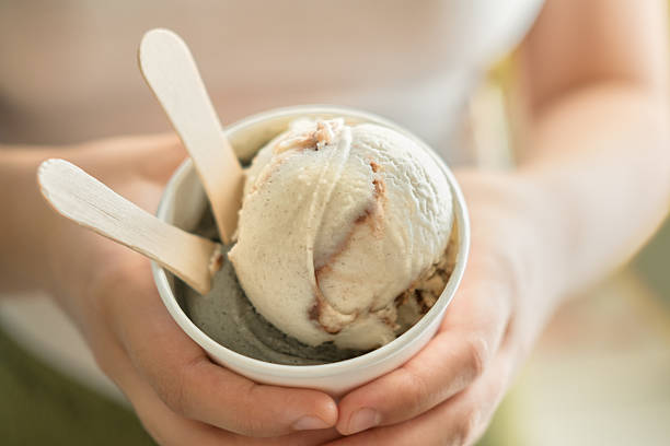 Helado de Avellanas y Chocolate, végétalien