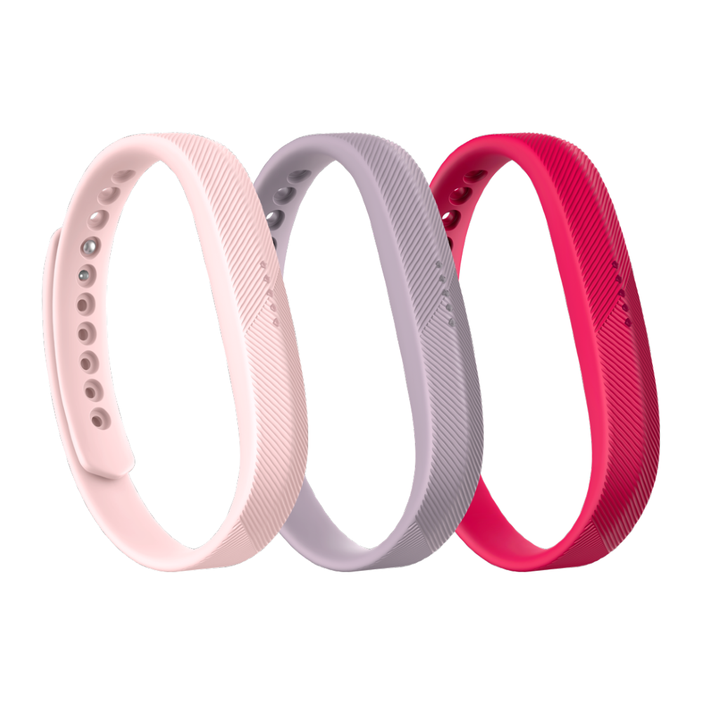 Fitbit Flex 2 Classic Band 3 Pack - Pink -