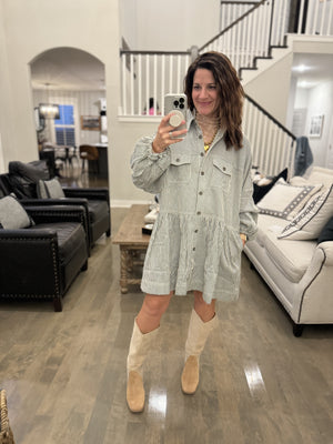 Striped Charmed Dress - Storied