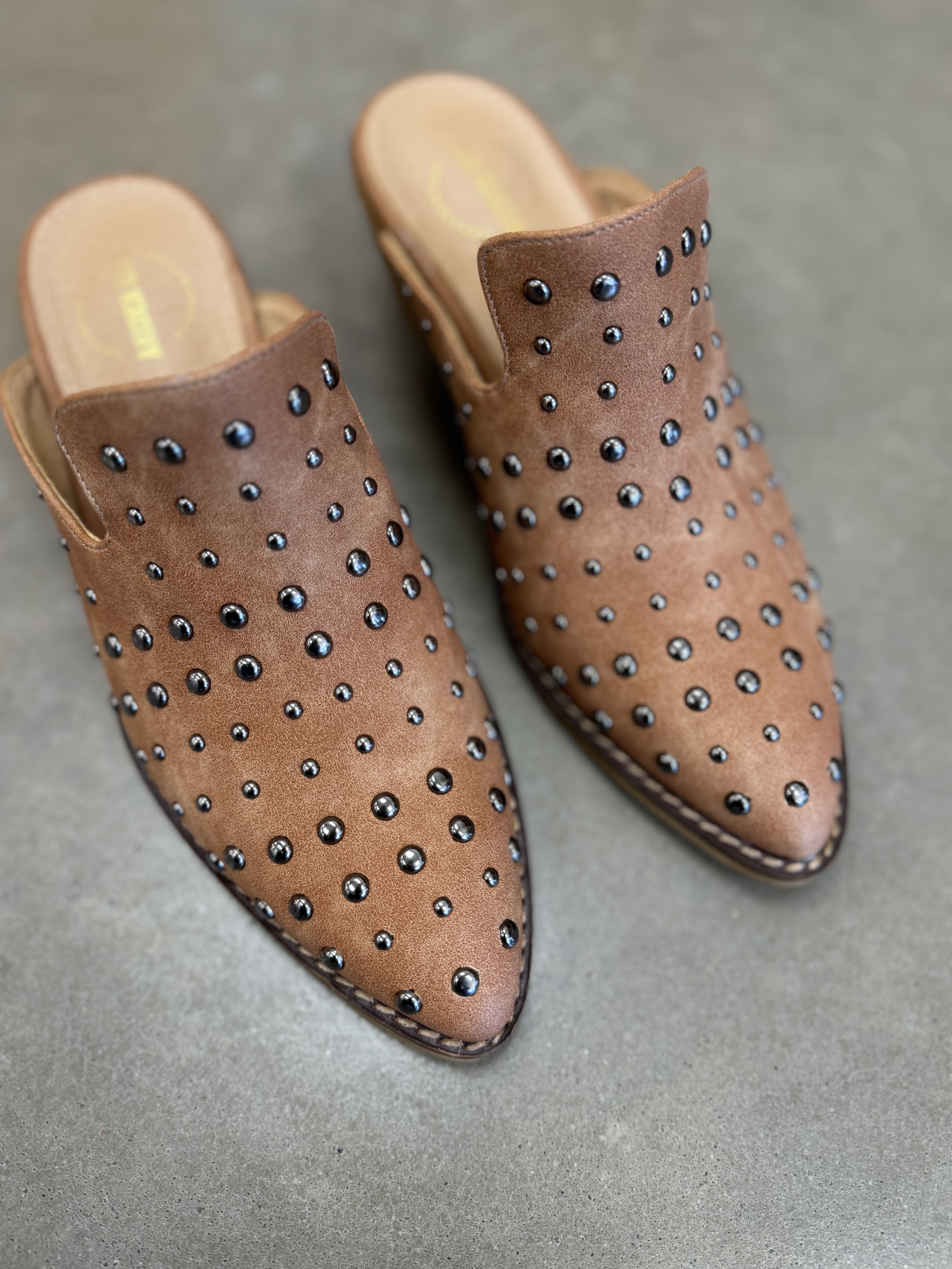 Cara Stud Mule Slip-on