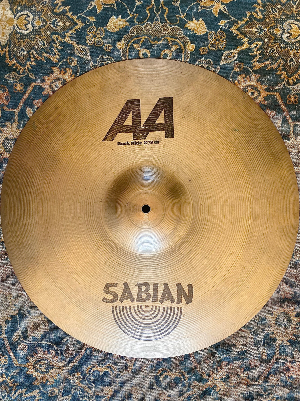 SEMI-DRY Sabian AA ROCK RIDE 20” 2799 g SOLID Cutting Attack