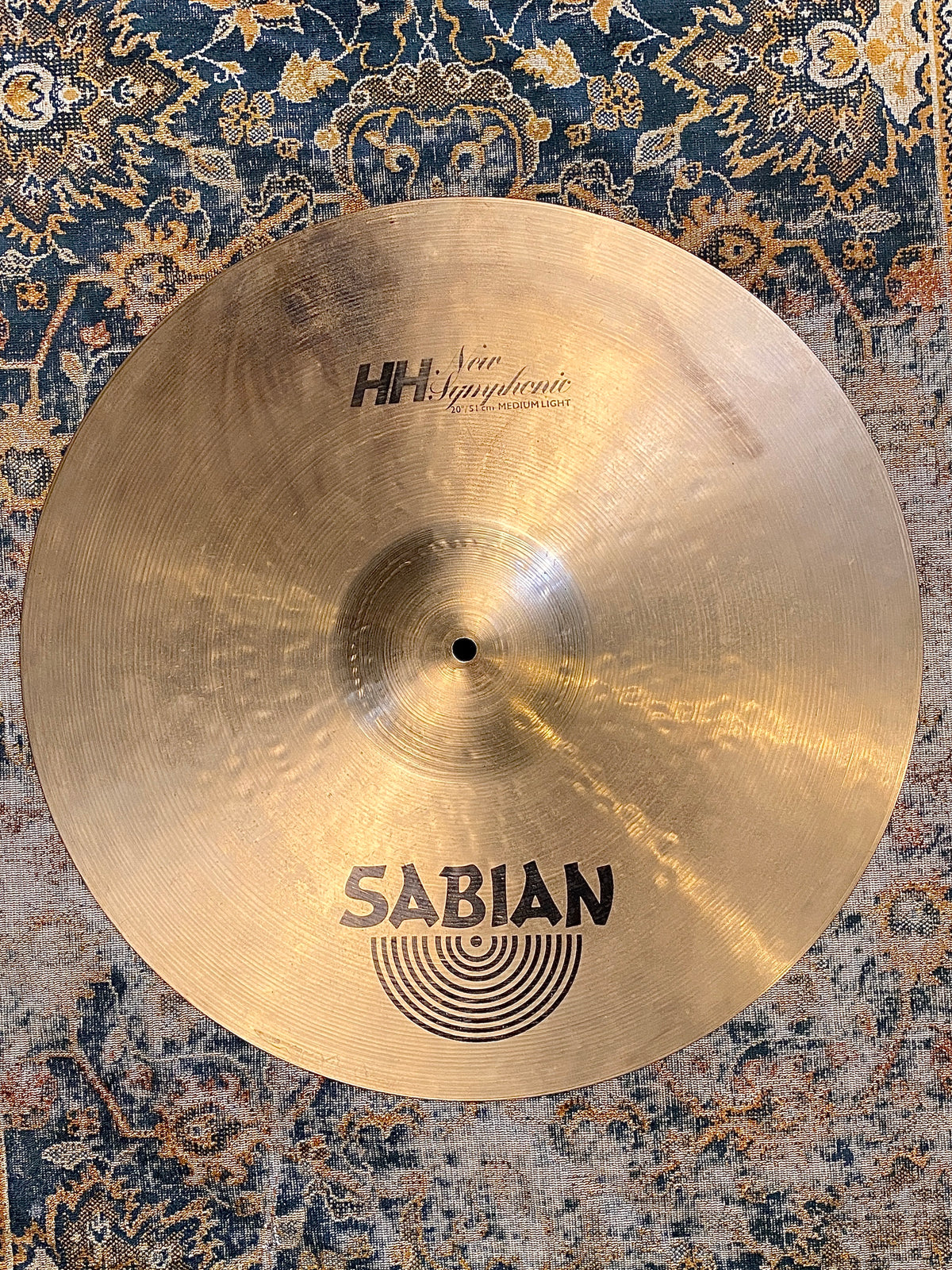 Warm Semi-Dry Sabian HH NEW SYMPHONIC Medium Light Ride 20” 2836 g