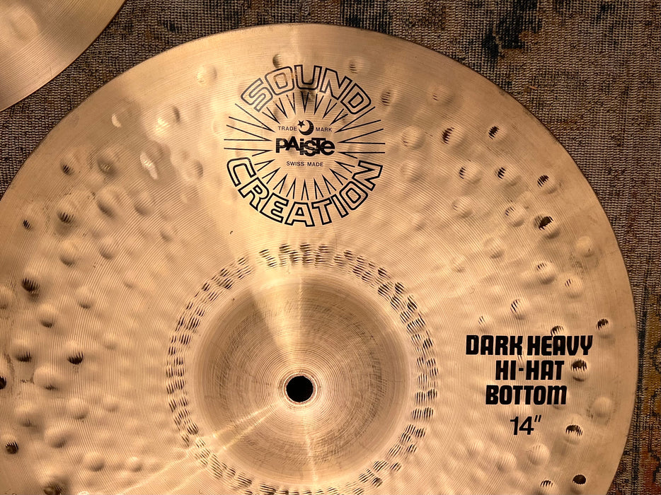 午前12時前のご注文は当日発送 値下げ paiste soundcreathion dark hi