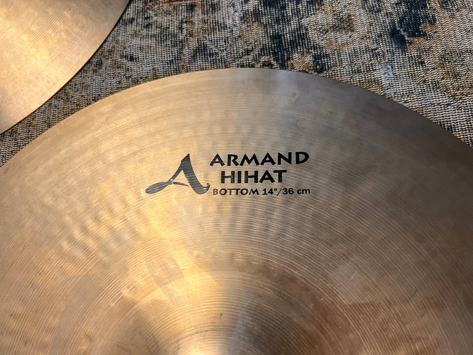 CRISP CLEAN ZILDJIAN ARMAND Hihats 14” 1002 1264 g No Longer Made