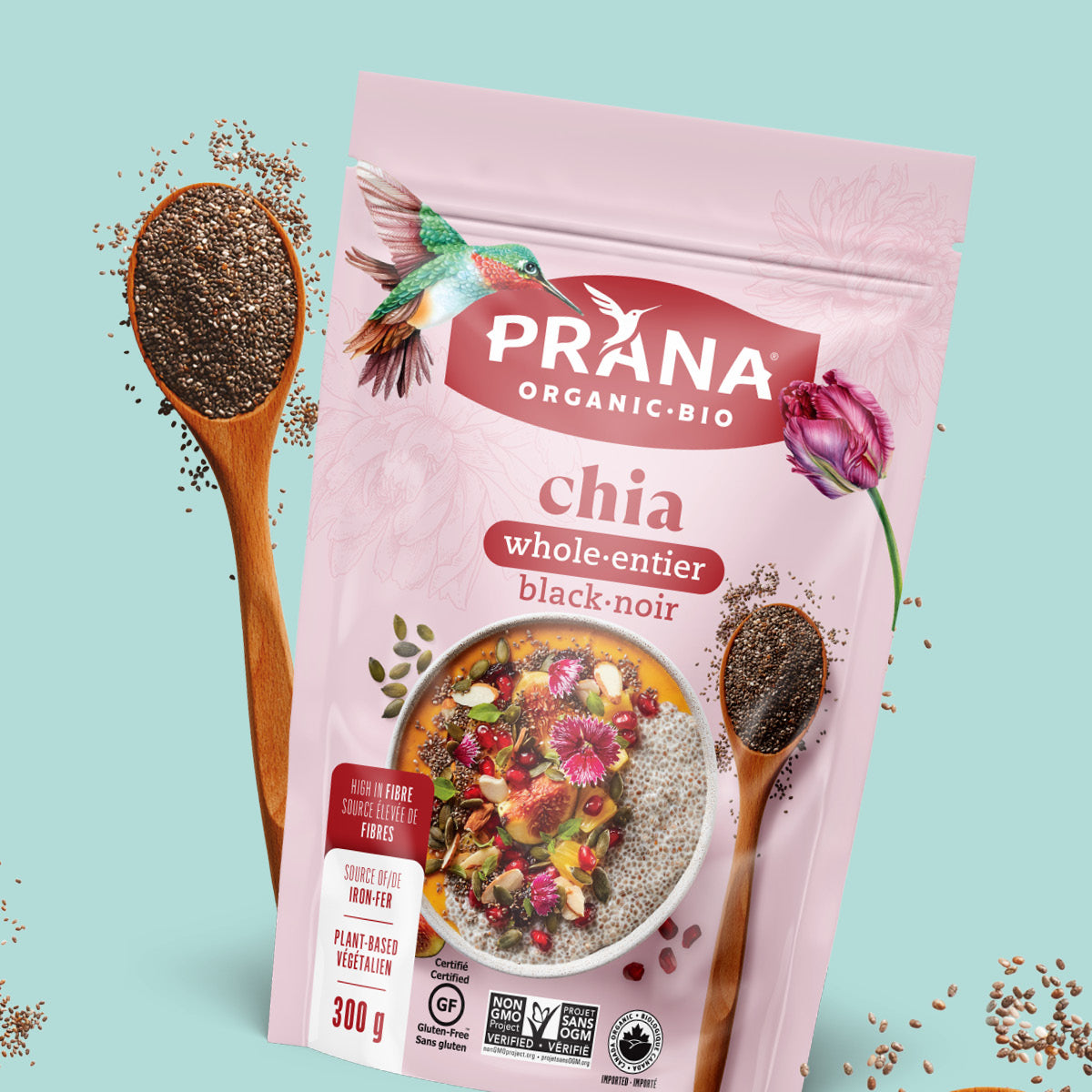 Organic Whole Black Chia Seeds | Prana Foods | Reviews on Judge.me