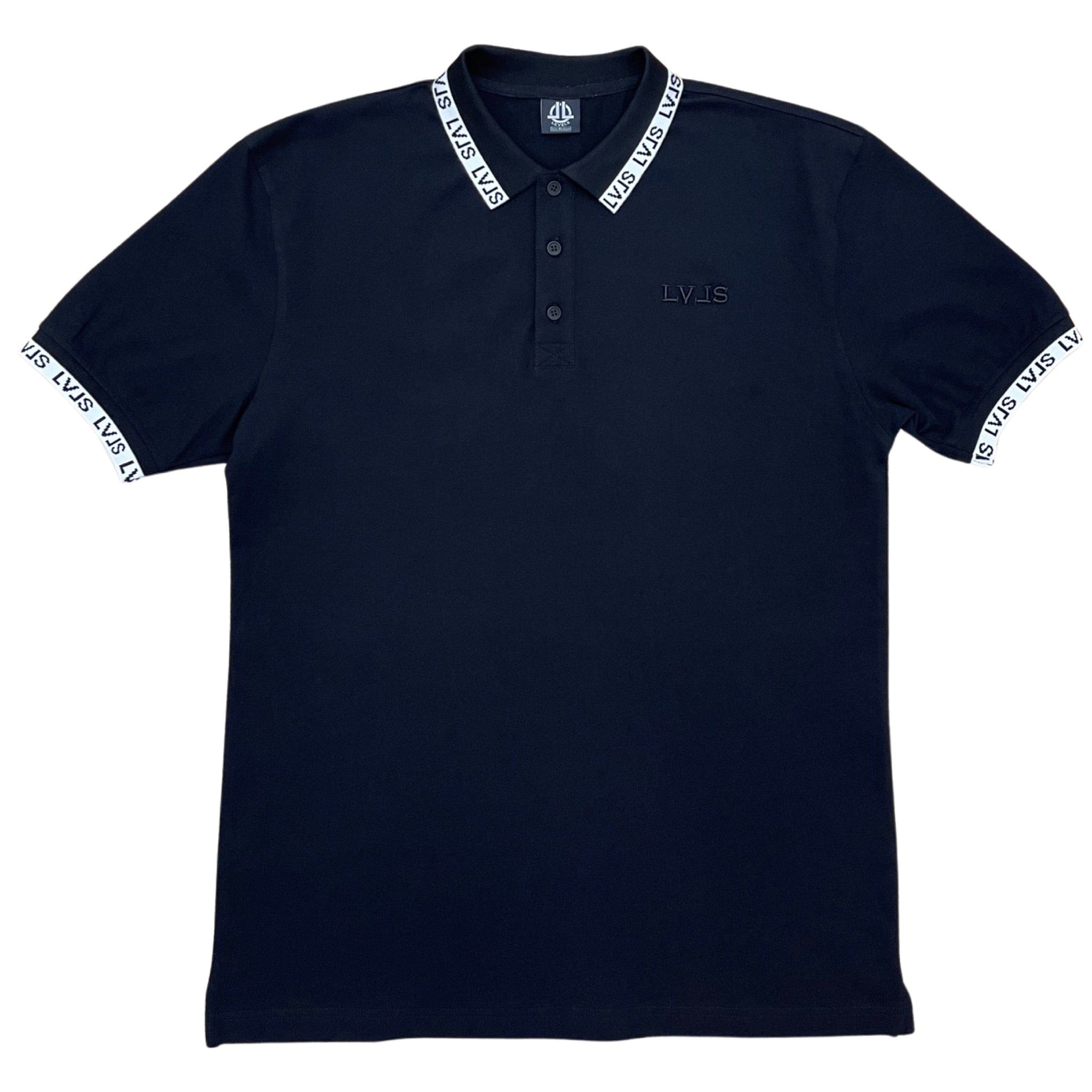 LV Black Polo Shirt