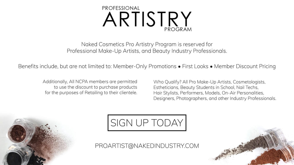Naked Cosemetics Pro Artistry Program