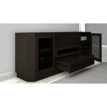 Load image into Gallery viewer, FurniTech 78&quot; Transitional TV Console in a Wenge