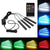 12 LED Car Atmosphere Strip Light With Remote Control