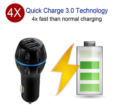 Fast Car Charger QC 3.0 USB supports 3.1A