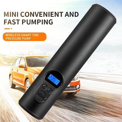 Mini Wireless Car Tyre Inflator with in-built battery