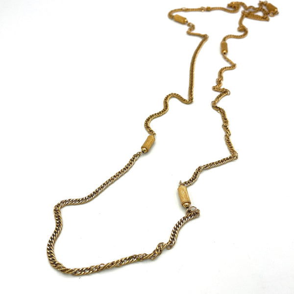 Vintage Monet Chain Gold Tone Necklace Length 19 Inch Extension 1.5 Inch  Wide 0.6 Inch - Etsy