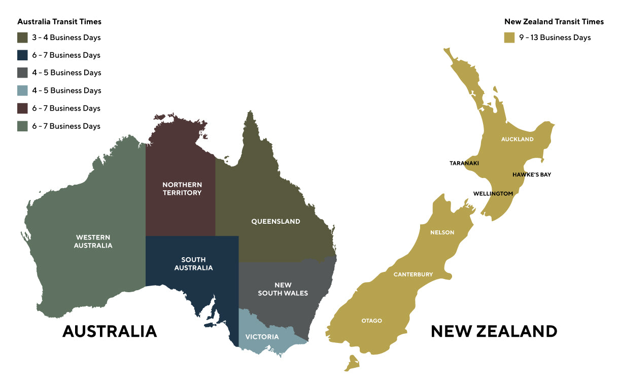 Australia-New-Zealand Map