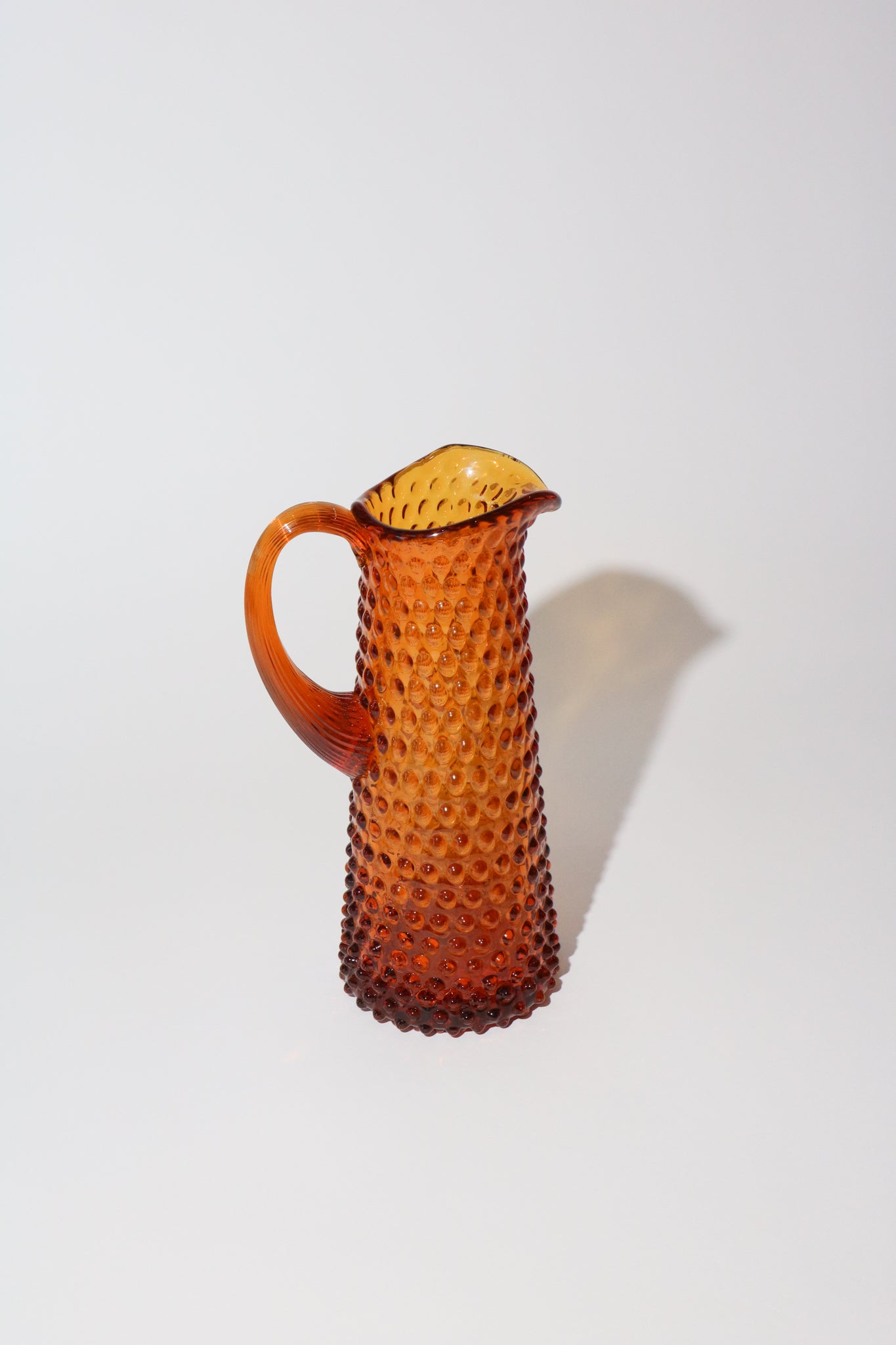 Hobnail Recycled Glass Pitcher