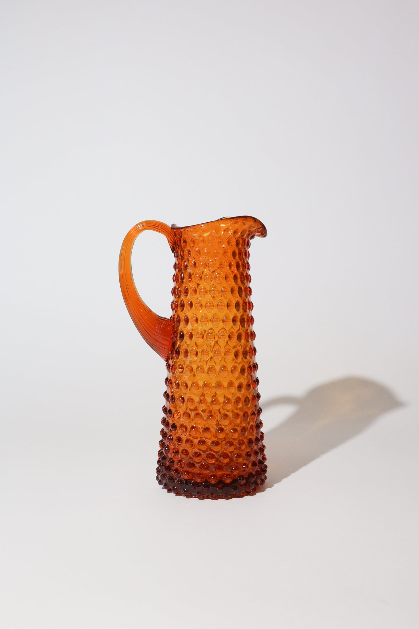 Hobnail Recycled Glass Pitcher