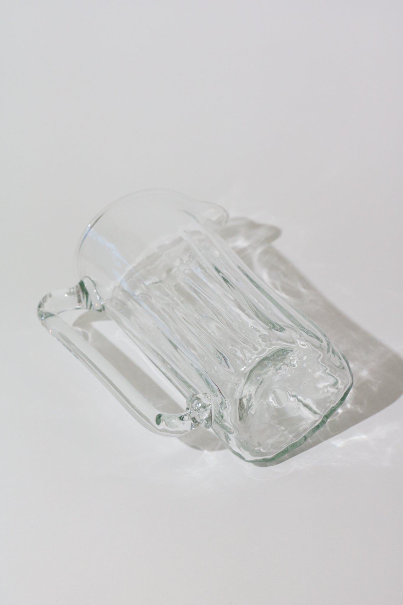 Clear Small Glass Pitcher / Xaquixe / Butaque