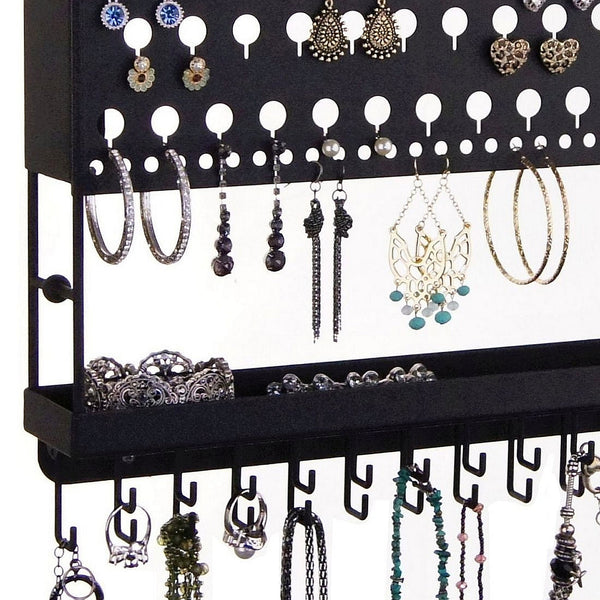 Jewelry Holder for Long Earrings, Hoops and Bracelet Storage