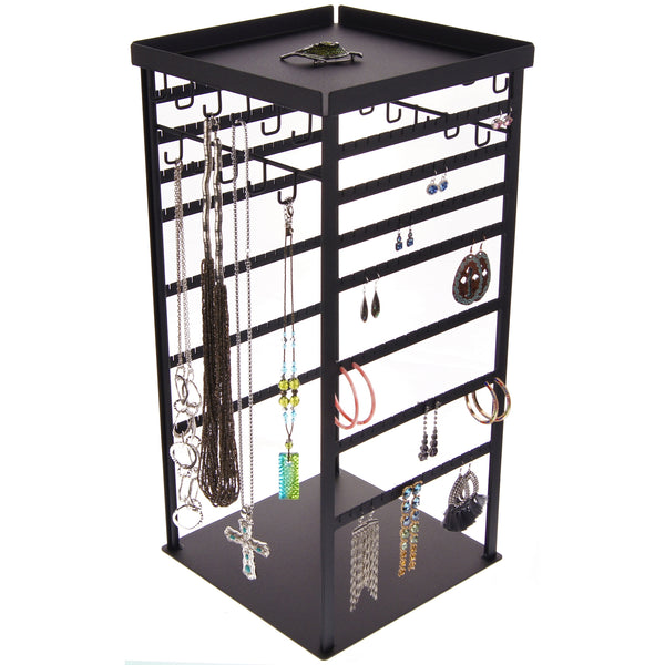 Angelynn's Bracelet Holder Organizer Storage Rack Hanging Jewelry Display Stand, Amy Black