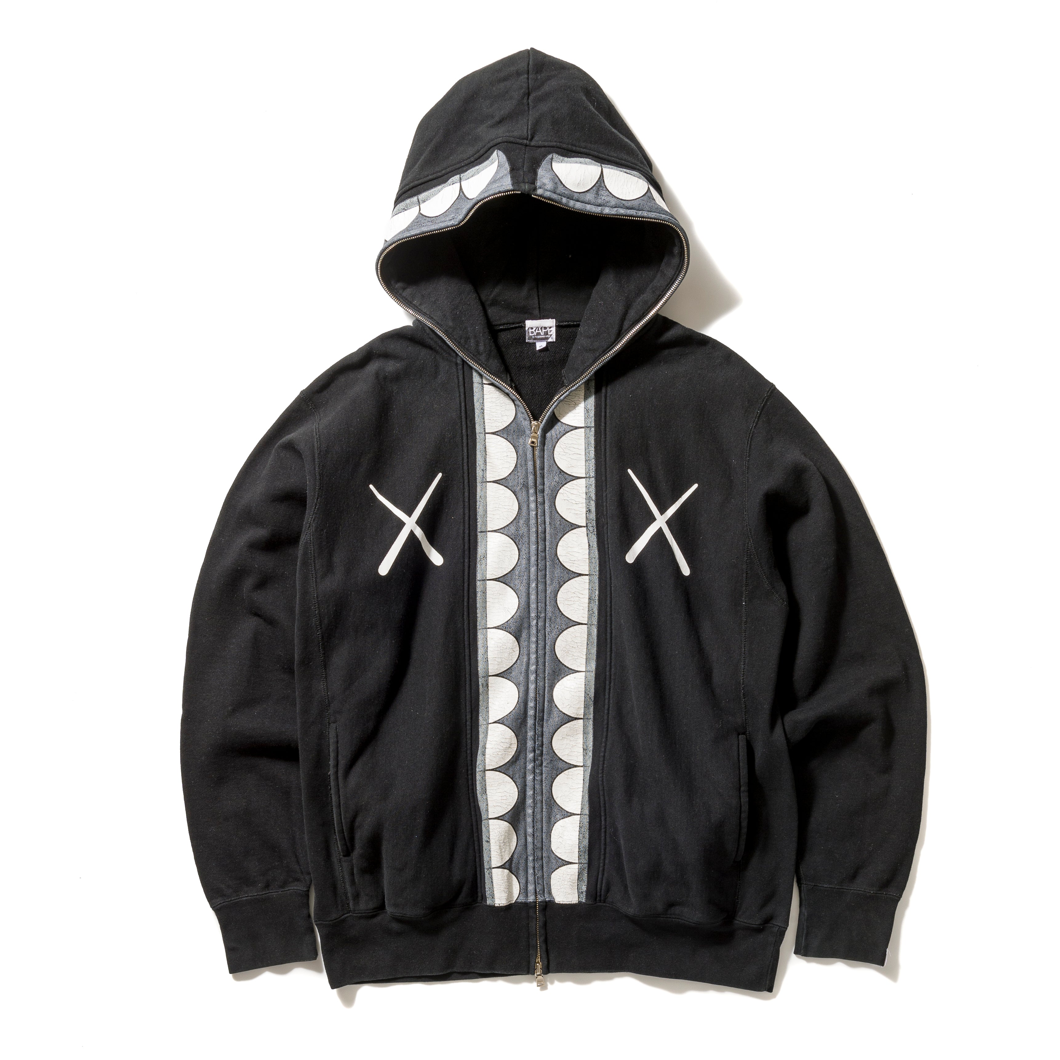 Bape x Kaws Chomper full zip hoodie – ThePantryJapan