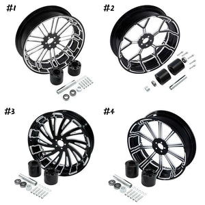 Voodoo Cycle House Custom 18" x 5.5" Rear Wheel with Hub Assembly For Harley-Davidson & Custom Applications Touring Models Non ABS 2009-2020 FLTR/FLHT/FLHR/FLHX - Voodoo Cycle House LLC - Harley Davidson Power Wheels