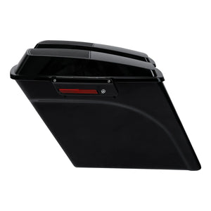 Voodoo Cycle House Custom 5" Stretched Saddlebags With 6x9 Speaker Lids For Harley-Davidson Touring Models Street Electra Glide Road King 1993-2013 - Voodoo Cycle House LLC